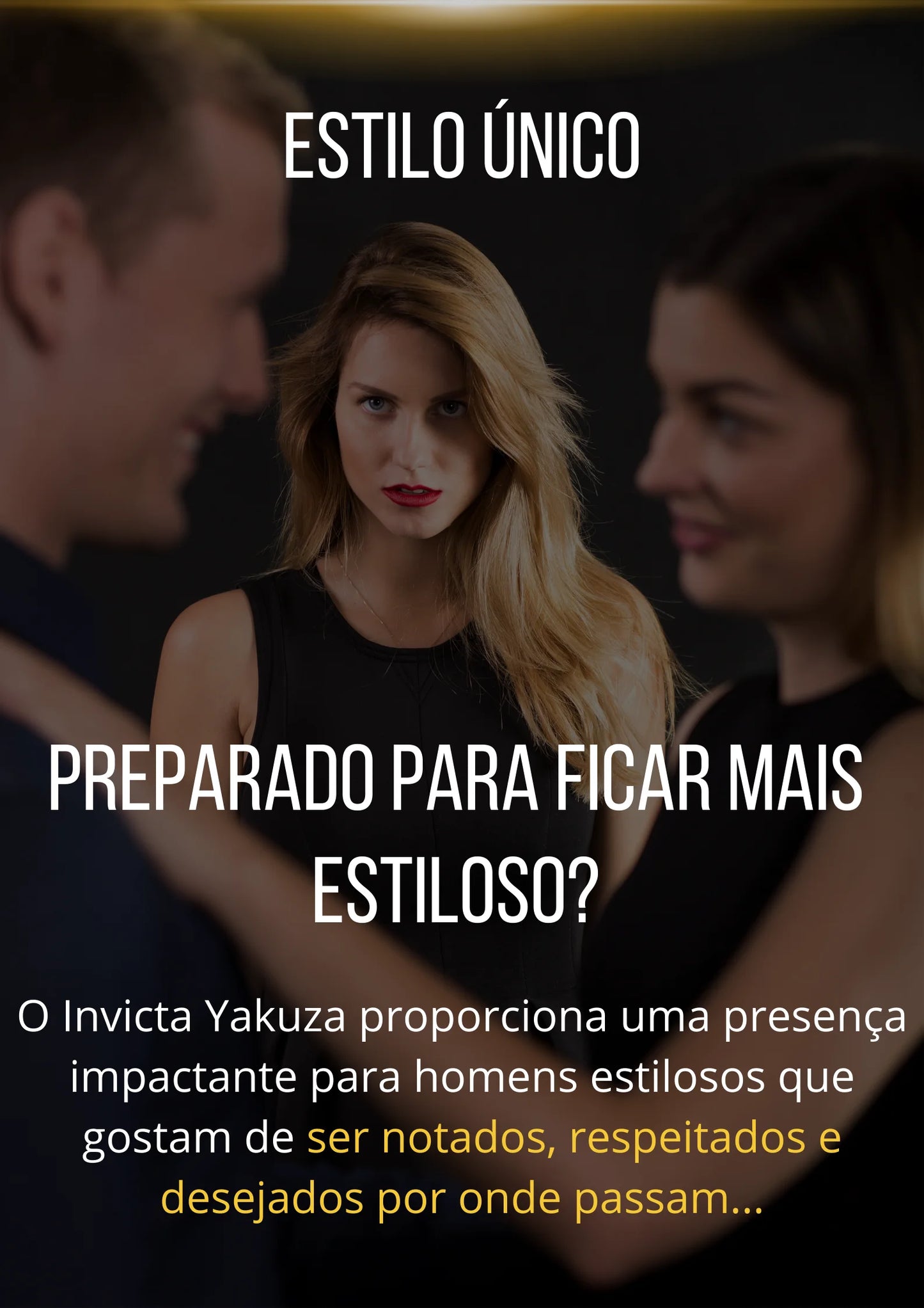 Invicta Yakuza Banhado a Prata e Ouro 18K A Prova D'água